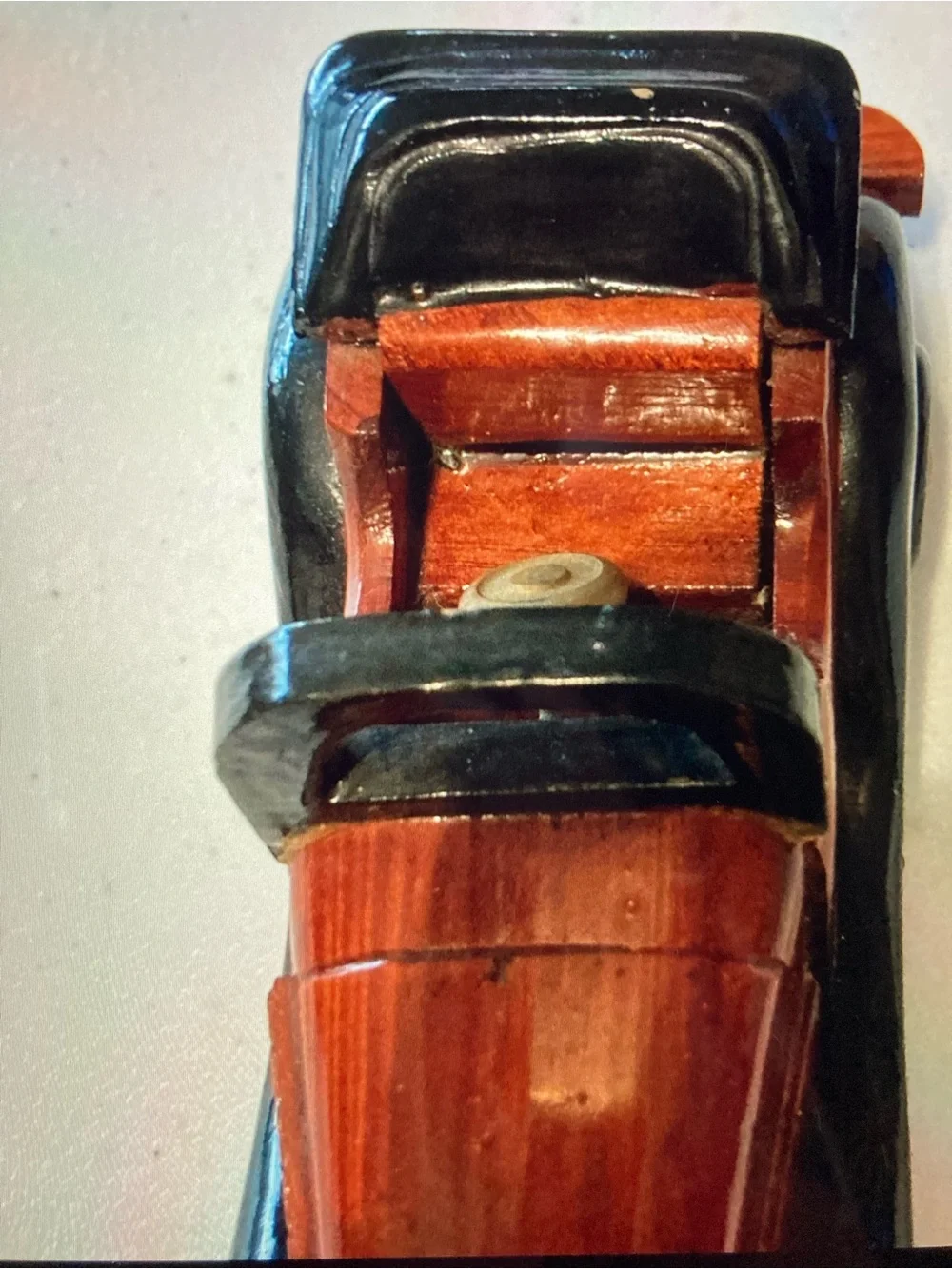 Vintage-Style Wooden Toy Classic Car Two- Seater Convertible